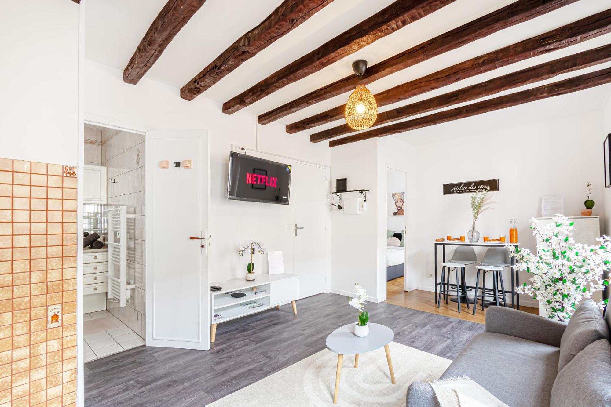 2 Pieces 36m2, Cdg Airport, Disneyland Paris, Asterix, Parc Des Expo, 10min Gars De Chelles Apartment *